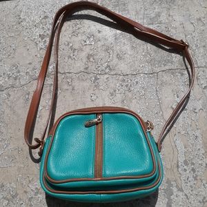 Valentina Genuine Leather Crossbody Bag